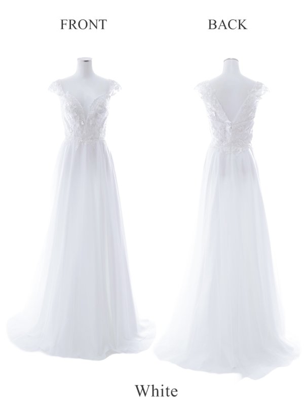 画像38: 【関西コレクション着用】【Lip line/リップライン】フラワー刺繍/ ノースリーブ/ Aライン/ フレア/ プリンセス/ ロングドレス/ キャバドレス long[HC03]