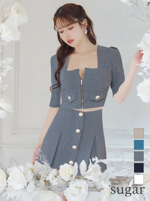 グレー モデル:ゆめ 身長:160cm 着用サイズ:Sサイズ