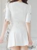 ホワイト モデル：ゆめ　身長：160cm　着用サイズ：Sサイズ