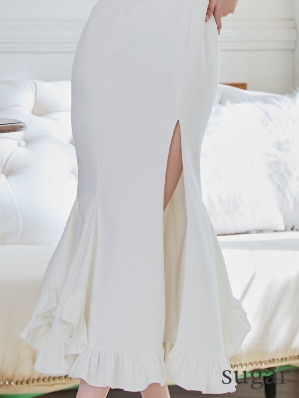 ホワイト モデル:ゆめ 身長:160cm 着用サイズ:Sサイズ