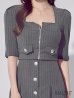 グレー　モデル：ゆめ　身長：160cm　着用サイズ：Sサイズ