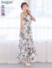 ブラックグレープリント　モデル：りな　身長：160cm　着用サイズ：Sサイズ