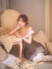 ブラウン　モデル：三上悠亜　身長：159cm　着用サイズ：Sサイズ