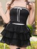 ブラック　モデル：明日花キララ　身長162cm　着用サイズ：Sサイズ