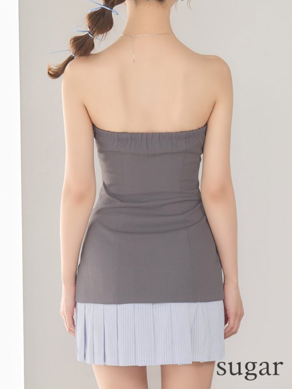 グレー　モデル：きこ　身長：160m　着用サイズ：Sサイズ