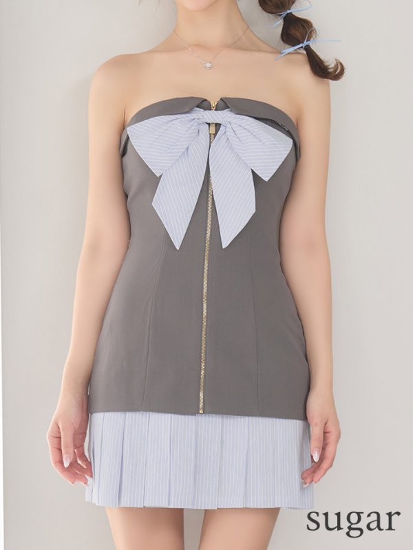 グレー　モデル：きこ　身長：160m　着用サイズ：Sサイズ