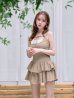 ベージュ　モデル：ゆめ　身長：160cm　着用サイズ：Sサイズ