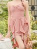 ピンク　モデル：明日花キララ　身長：162cm　着用サイズ：Sサイズ