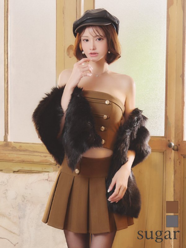 ブラウン　モデル：れみれみ　身長：163cm　着用サイズ：Sサイズ
