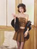ブラウン　モデル：れみれみ　身長：163cm　着用サイズ：Sサイズ