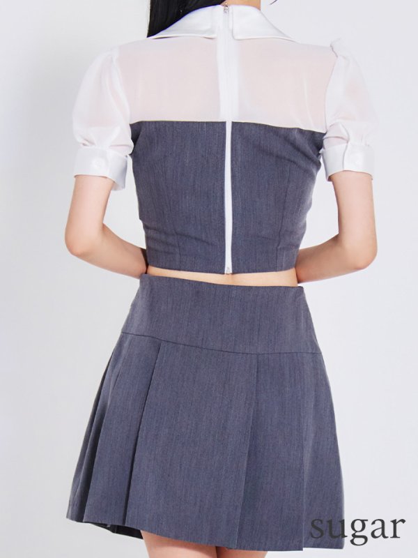 モデル：まおちゃる　身長：158cm　着用サイズ：Sサイズ