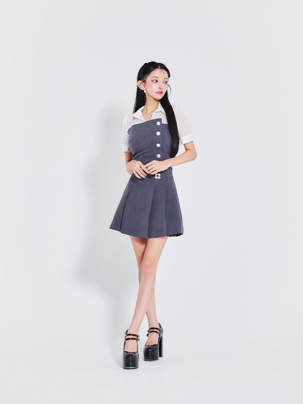 モデル：まおちゃる　身長：158cm　着用サイズ：Sサイズ