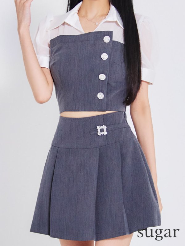 モデル：まおちゃる　身長：158cm　着用サイズ：Sサイズ