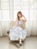 アイボリー×ブルー モデル：ゆめ　身長：160cm　着用サイズ：Sサイズ