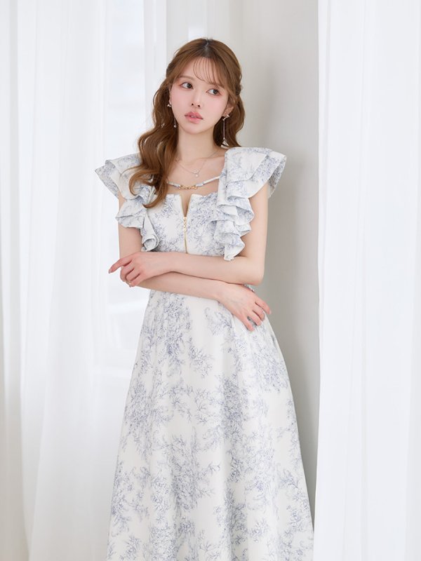 アイボリーxブルー　モデル：ゆめ　身長：160cm　着用サイズ：Sサイズ