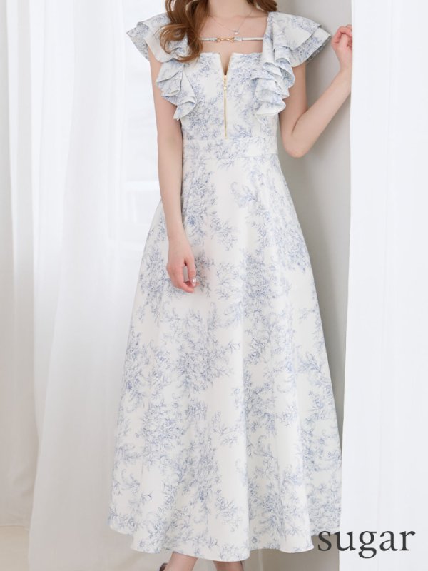 アイボリーxブルー　モデル：ゆめ　身長：160cm　着用サイズ：Sサイズ