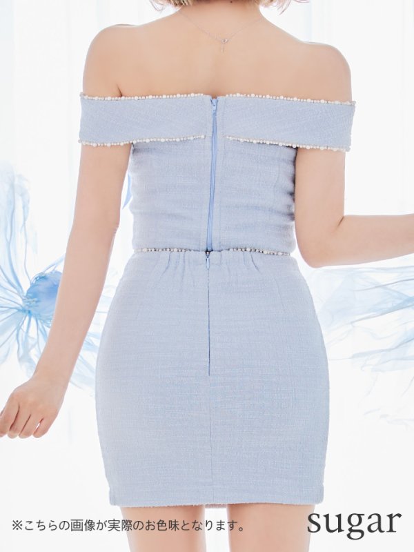 ブルー モデル:三上悠亜 身長:159cm 着用サイズ:Sサイズ