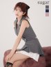 グレーｘホワイト　モデル：まりん　身長：164cm　着用サイズ：Sサイズ