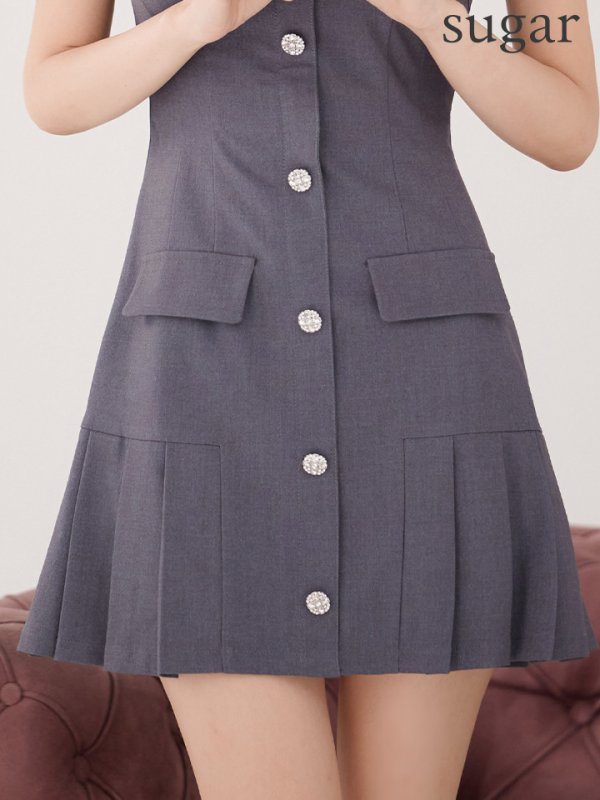 グレー　モデル：まりん　身長：164cm　着用サイズ：Sサイズ