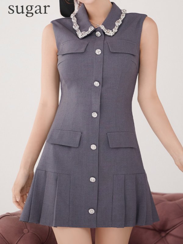 グレー　モデル：まりん　身長：164cm　着用サイズ：Sサイズ