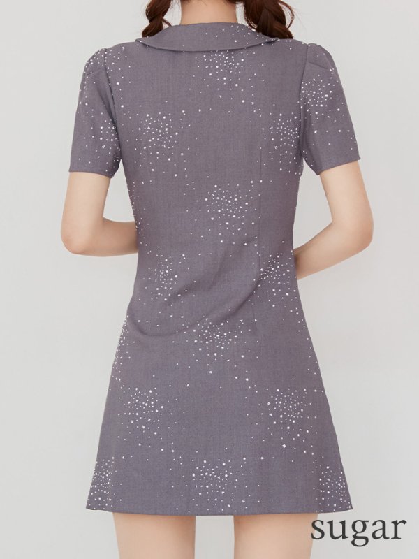 グレー　モデル：まりん　身長：164cm　着用サイズ：Sサイズ