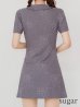 グレー　モデル：まりん　身長：164cm　着用サイズ：Sサイズ