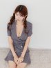 グレー　モデル：まりん　身長：164cm　着用サイズ：Sサイズ