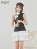 ブラックxホワイト モデル：三上悠亜　身長：159cm　着用サイズ：Sサイズ