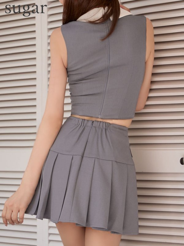 グレー　モデル：れみれみ 身長：163cm　着用サイズ：Sサイズ