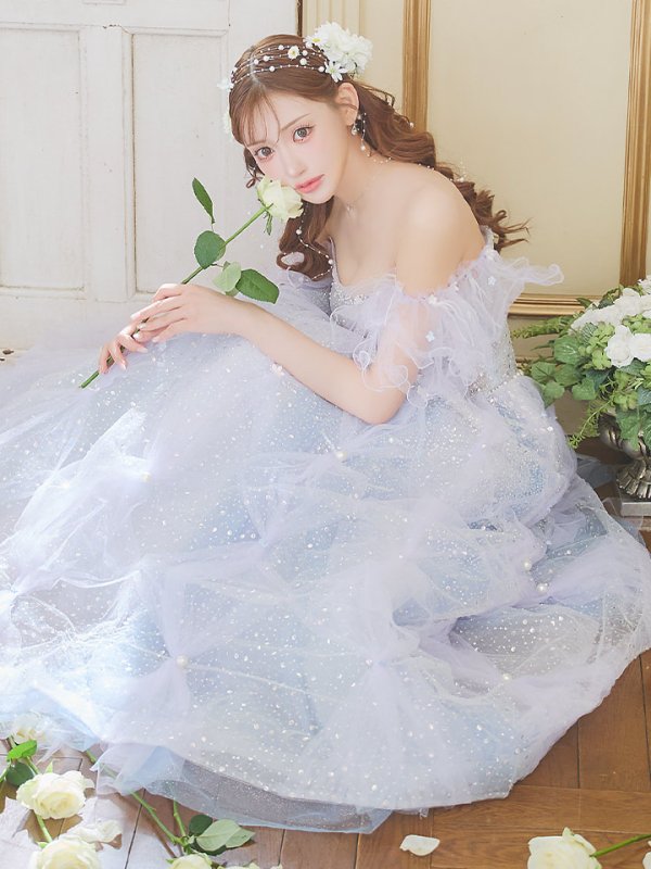 ブルー モデル:明日花キララ 身長:162cm 着用サイズ:S(XS~M)サイズ