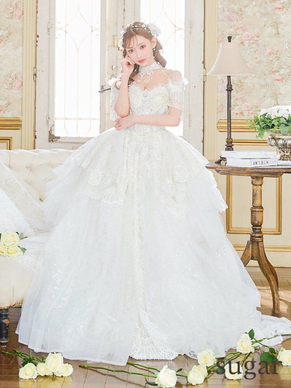 ホワイト モデル:明日花キララ 身長:162cm 着用サイズ:S(XS~M)サイズ