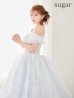 ホワイトブルー モデル：明日花キララ　身長：162cm　着用サイズ：S(XS〜M)サイズ