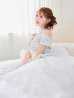 ホワイトブルー モデル：明日花キララ　身長：162cm　着用サイズ：S (XS〜M)サイズ