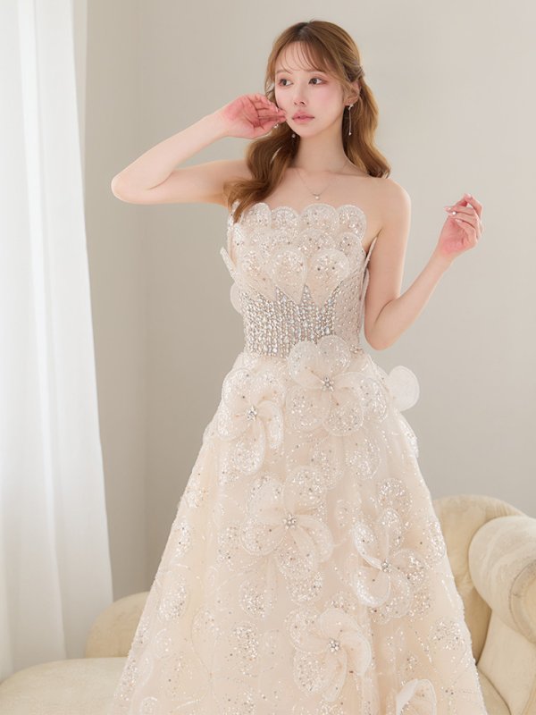 アイボリー　モデル：ゆめ　身長：160cm　着用サイズ：S(XS〜M)サイズ