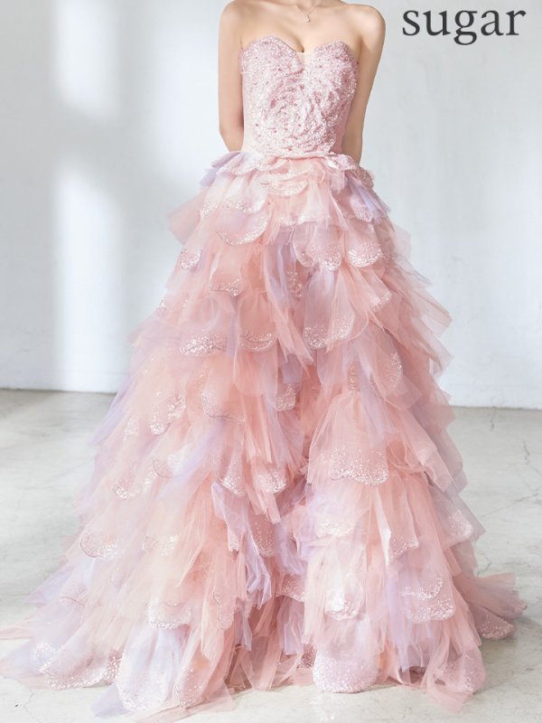 ピンク　モデル：るりぴ　身長：165cm　着用サイズ：S(XS〜M)サイズ