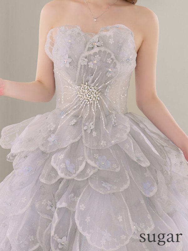 ブルー　モデル：ゆめ　身長：160cm　着用サイズ：Sサイズ