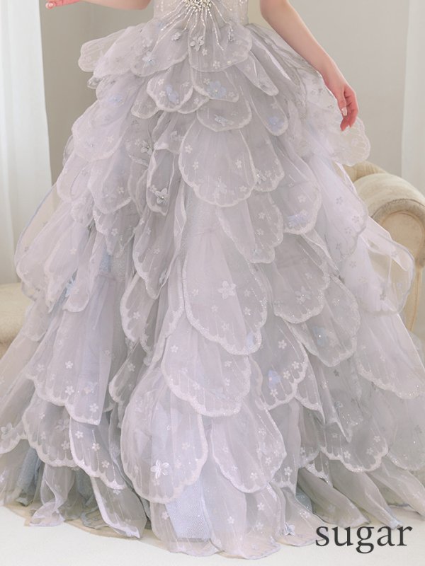 ブルー　モデル：ゆめ　身長：160cm　着用サイズ：Sサイズ