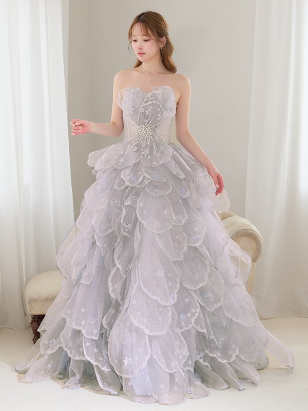 ブルー　モデル：ゆめ　身長：160cm　着用サイズ：Sサイズ