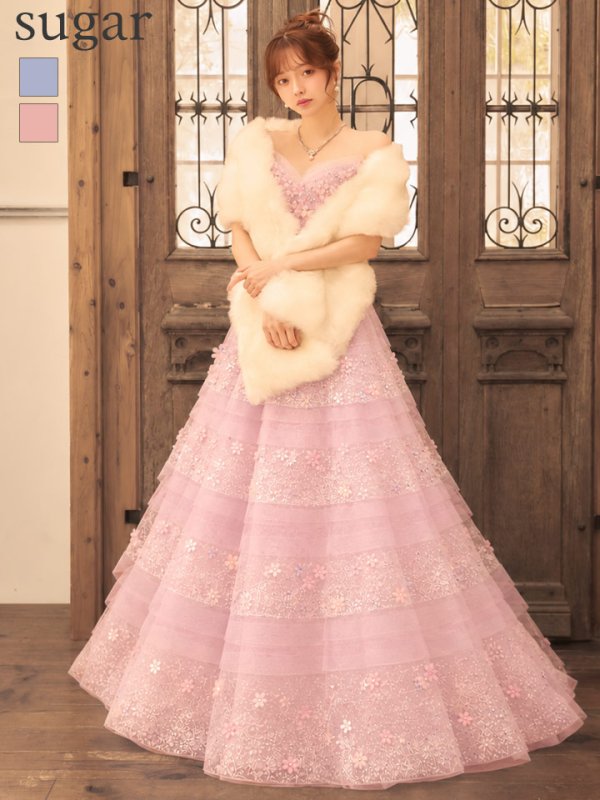 ピンク　モデル：羽澄まり　身長：158cm　着用サイズ：Sサイズ