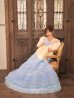 ブルーラベンダー　モデル：羽澄まり　身長：158cm　着用サイズ：Sサイズ