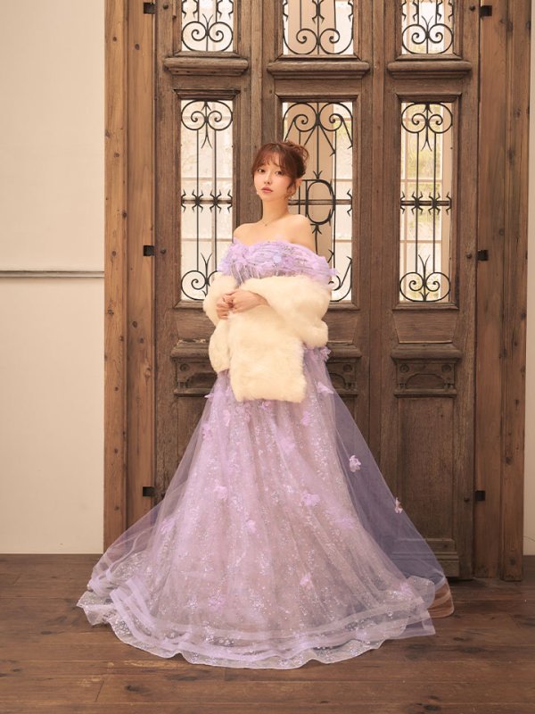 ピンク　モデル：羽澄まり　身長：158cm　着用サイズ：Sサイズ