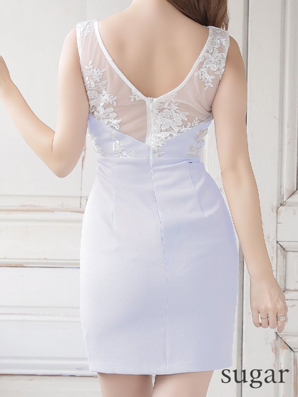 画像5: 【an/アン】サイドシアー/ ノースリーブ/ タイト/ ミニドレス/ キャバドレス[OF05]