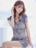 画像5: 【an/アン】ショルダーリボン/ 総レース/ ノースリーブ/ タイト/ ミニドレス/ キャバドレス[OF05]