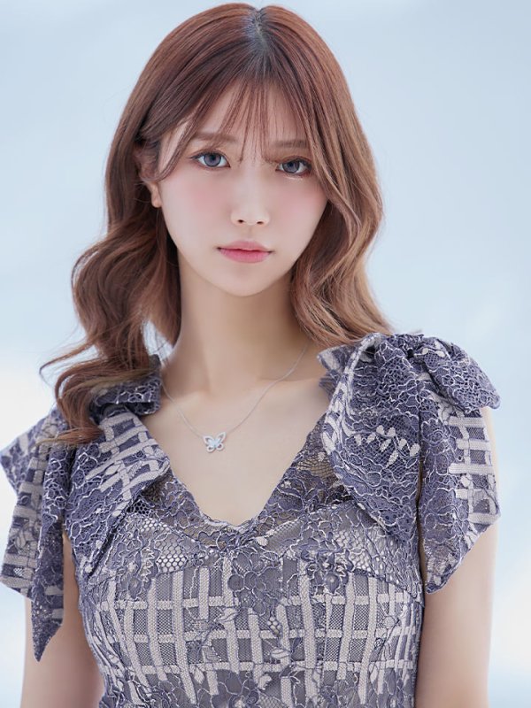 画像15: 【an/アン】ショルダーリボン/ 総レース/ ノースリーブ/ タイト/ ミニドレス/ キャバドレス[OF05]