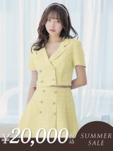 【サマーセール開催中！! 】【an /アン】襟付き/ ボタン/ 袖あり/ ショートスリーブ/ プリーツ/ Aライン/ セットアップ/ ミニドレス/ キャバドレス[OF05]