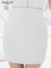 画像11: XSサイズあり【an /アン】 ショルダービジュー/ リボン/ フロントジップ/ ストレッチ/ タイト/ ミニドレス/ キャバドレス[OF05]