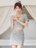 ブラック モデル：まりん　身長：164cm　着用サイズ：Sサイズ