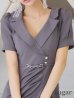 グレー モデル：まりん　身長：164cm　着用サイズ：Sサイズ
