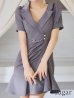 グレー モデル：まりん　身長：164cm　着用サイズ：Sサイズ