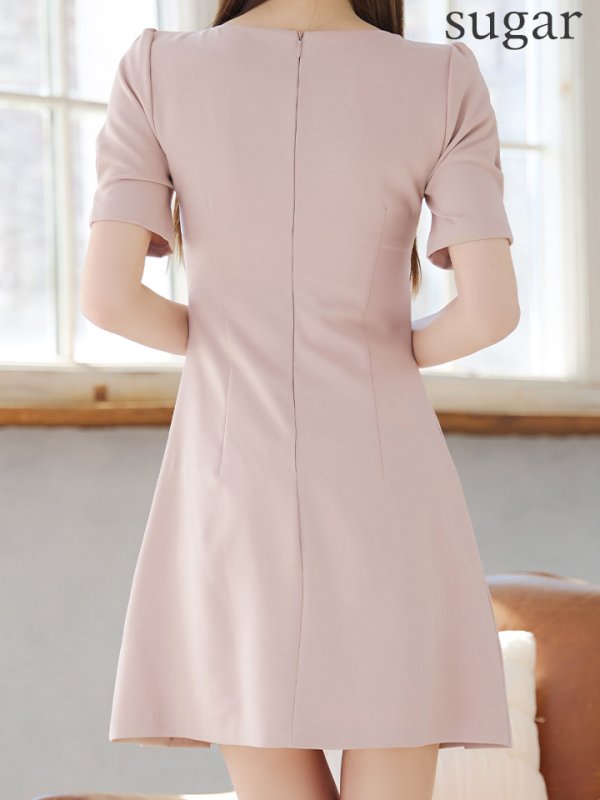 ベージュ モデル:ゆめ 身長:160cm 着用サイズ:Sサイズ